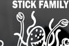 Car fits Decal Large 8" x 5.5" MY ALIEN DINES ON YOUR STICK FAMILY Funny Vinyl Big Monster Space Sticker SUV Van Truck Figure Rear Windshield Window Side Funny Family