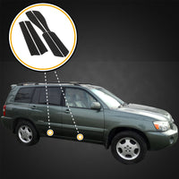 2001 fits Toyota Highlander 6pc Kit Door Entry Guards Scratch Cover Protector Paint Protection