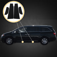 2013 fits Honda Odyssey Door Sill Garnish Entry Guards Scratch 4pc Kit Protector Paint Protection