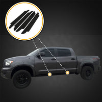 2012 fits Toyota Tundra Crew Max 4pc Door Entry Guards Scratch Shield Kit Paint Protection