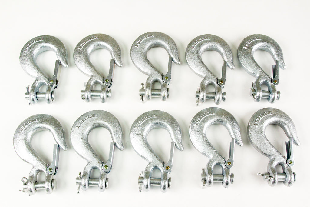 10 fits Clevis Grab 5/16 In 3900 lbs Hook Chain Truck Trailer Tie Down Slip Latch