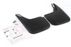2014 fits Chevy Silverado 1500 Molded Splash Mud Flaps Custom Fit Rear Only 2 Piece Set Pair (NOT GMC SIERRA, Only Chevy)