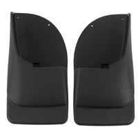 2007 fits Ford F250 F350 F450 Mud Flaps Rear Molded 2pc (for Without Fender Flares)