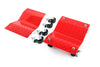 2 fits - Red 12" Tire Skates Premium Wheel Car Dolly Ball Bearings Skate Makes Moving A Car Easy